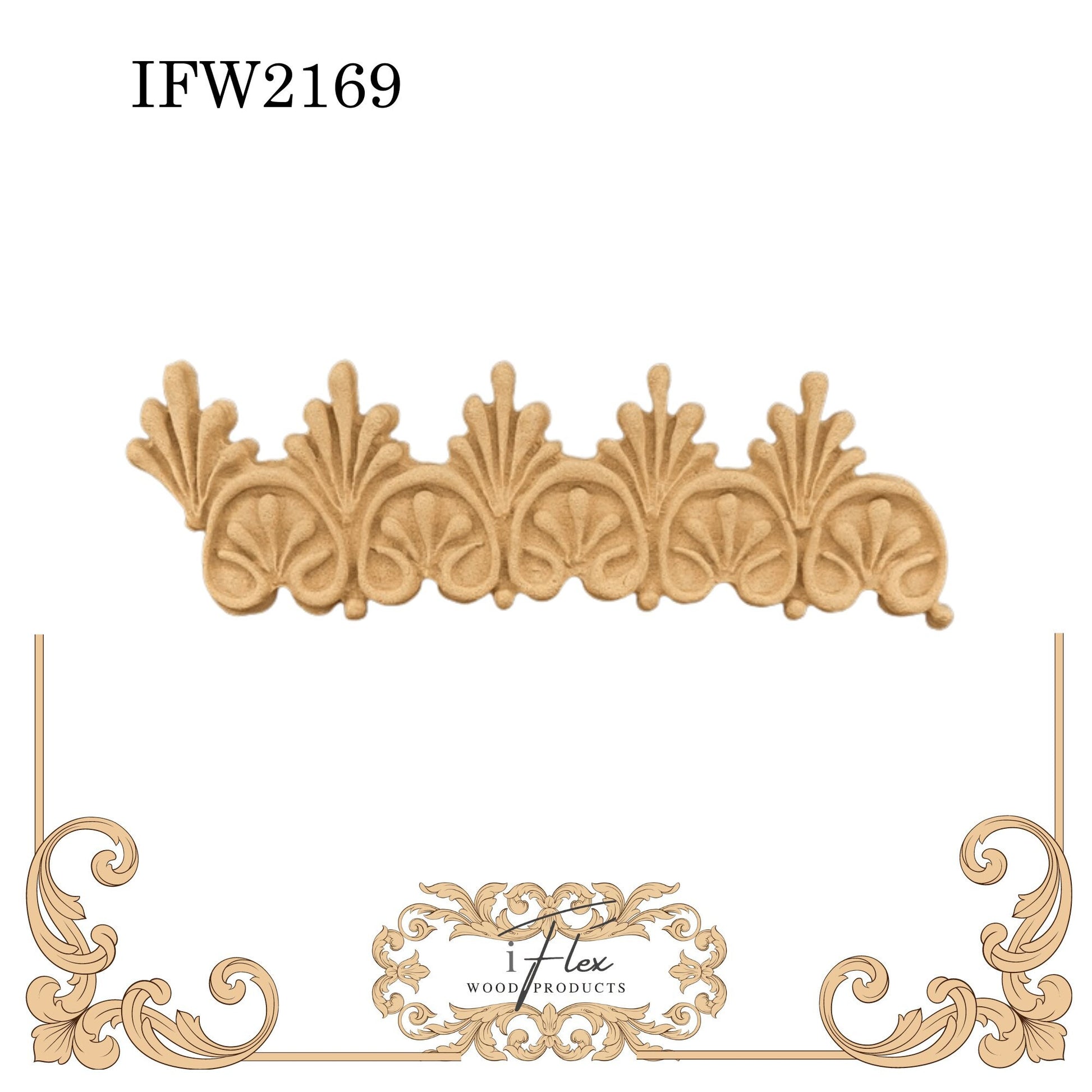 IFW 2169 iFlex Wood Products, bendable mouldings, flexible, wooden appliques, small trim