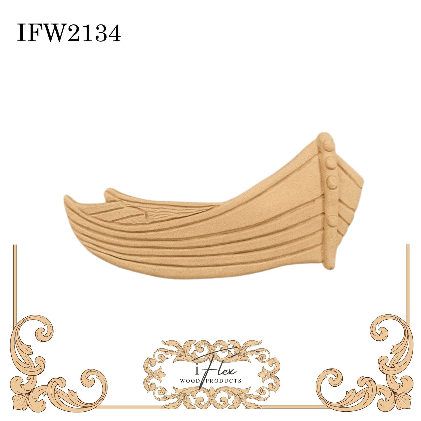 IFW 2134 iFlex Wood Products, bendable mouldings, flexible, wooden appliques, nautical boat