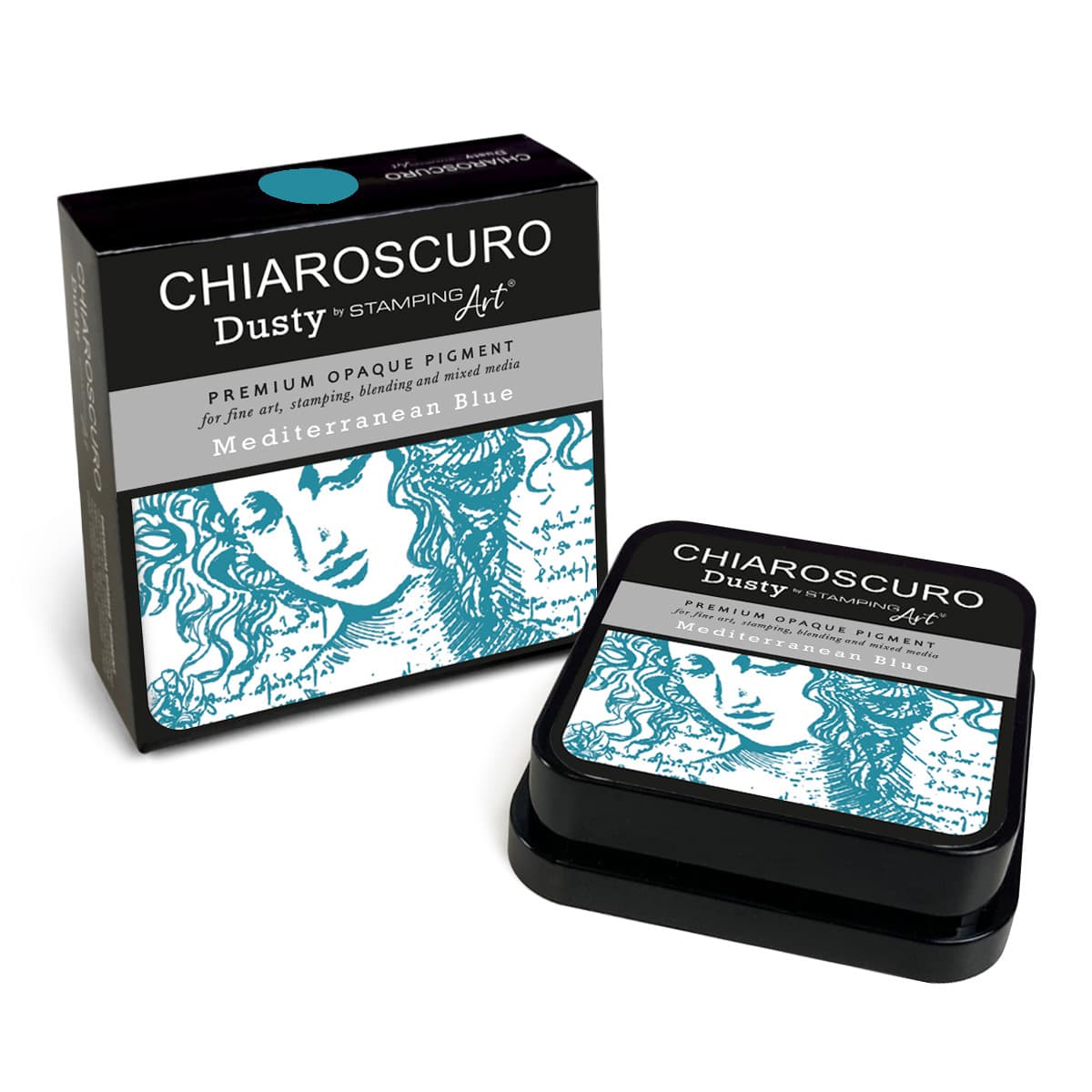 Mediterranean Blue Chiaroscuro Dusty Ink Pad